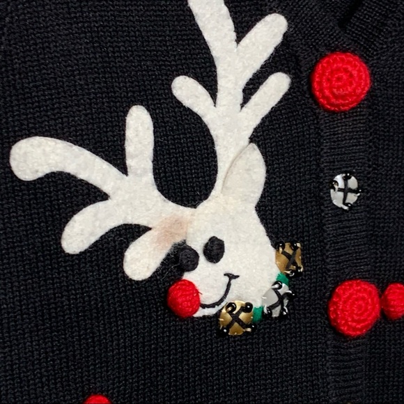Michael Simon Rudolph Reindeer Vest VINTAGE 1999 - Picture 3 of 7